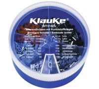 Klauke ST31B Assortiment dembouts simples 0.5 mm², 0.75 mm², 1 mm², 1.5 mm², 2.5 mm² partiellement isolé blanc, bleu, rouge, noir, gris 400 parties