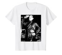 Klaus Nomi Chanteur Allemand par George DuBose T-Shirt, Enfant, Blanc, 12 Ans