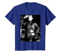 Klaus Nomi Chanteur Allemand par George DuBose T-Shirt, Enfant, Bleu Royal, 8 Ans