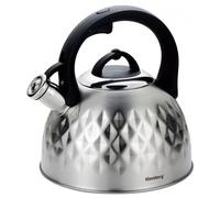 Klausberg bouilloire en acier avec sifflet 3,0l Diamond KB7549