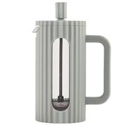 Klausberg Cafetière à piston French Press 350 ml/3 tasses, cafetière en acier inoxydable, cafetière, théière en verre, passe au lave-vaisselle, vert mat (KB-7745)