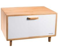Klausberg KB-7400 Boîte à pain en bambou Blanc