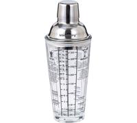 Klausberg shaker pour boissons, cocktails avec recettes, verre de barman, 400ml KB7647
