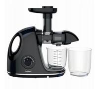 Klausberg Slow Juicer Noir brillant avec technologie Cold Press, Plastique et acier inoxydable sans BPA, 700 ml, 150 W