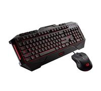 Klaviatūra Asus Keyboard Cerberus MKII Gaming, Corded, Juodas, Multi-color fully backlighting, Wireless connection No, Mouse included, Numeric keypad