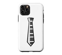 Klavier Cravate Piano Keyboard Keyboard Pianiste Schlips Coque pour iPhone 11 Pro