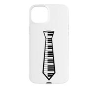Klavier Cravate Piano Keyboard Keyboard Pianiste Schlips Coque pour iPhone 15 Plus