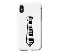 Klavier Cravate Piano Keyboard Keyboard Pianiste Schlips Coque pour iPhone X/XS