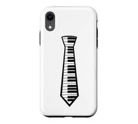 Klavier Cravate Piano Keyboard Keyboard Pianiste Schlips Coque pour iPhone XR