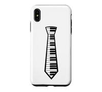 Klavier Cravate Piano Keyboard Keyboard Pianiste Schlips Coque pour iPhone XS Max