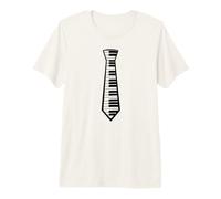 Klavier Cravate Piano Keyboard Keyboard Pianiste Schlips T-Shirt Haut de Gamme