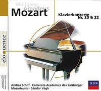 ANDRAS SCHIFF/SANDOR VEGH/CAMMS - KLAVIERKONZERTE 20,22 CD PIANO MOZART NEUF