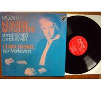 Klavierkonzerte. Klavierkonzert d moll KV 466 und c moll KV 491. Clara Haskil, Igor Markevitch Stereo