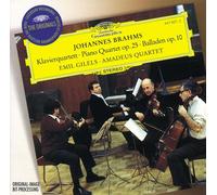 Brahms – Quatuor avec piano n° 1 op. 25 – Ballades op. 10 – Deutsche Grammophon