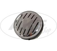 Klaxon 6V+12V courant continu avec façade en acier inoxydable - Simson KR51/1 Schwalbe, KR51/2 Schwalbe, SR4-1 Spatz, SR4-2 Star, SR4-3 Sperber, SR4-4