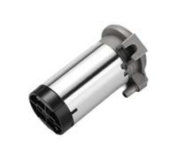 Klaxon à air 12V avec compresseur, Trompe Distinctive chromée Rouge/Argent, Remplacement Universel pour Voiture, Camion, Bateau, très Puissant 150 DB, étanche, Installation Facile.