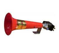 Klaxon à Air 12V Sifflet Turc Rouge 120dB 400Hz Trompe Puissante pour Voiture Camion Bus Bateau Moto - Avertisseur Sonore Universel Haute Pression