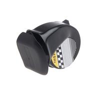 Klaxon À Air Électrique Étanche Universel Pour Moto,Sirène D'escargot Pour Auto,Voiture Et Scooter,Tonalité Élevée,510hz,130db,12v - Type Black