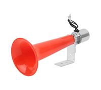 Klaxon à Air, Klaxon à Air Rouge 180DB 12V/24V Klaxon à Pression Universel pour Caravane, Voitures, Camions, SUV, Motos