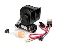 Klaxon Camion 12V, Klaxon Voiture, Klaxons Puissant pour Véhicule, 130db Klaxons Escargot Corne Compact Air Horn pour Camion Moto Véhicule Train Bateau, Avertisseur Électrique À Air