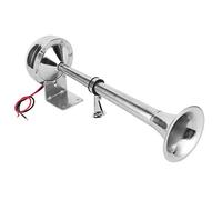 Klaxon De Bateau Marin 12V,Corne À Corne Trette Simple Grande Taille D' Pont En Acier 304 Marine Pour on R corne de brume bateau 12v Air Horn Enceinte de Voiture