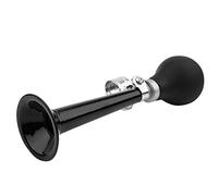 Klaxon de Bicyclette, 5 Couleurs 2.2 Pouces Portable rétro vélo Cyclisme métal Corne Ampoule Squeeze en Caoutchouc, Non Toxique avec Un Support en métal pour vélos vélos de Montagne etc(Noir)