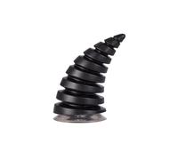 Klaxon de Casque de Moto Lot de 2 Cornes de Diable for Casque de Moto, Jolies Oreilles de Chat décoratives, Cornes de Taureau filetées, Accessoire for Casque intégral Tout-Terrain(Black)