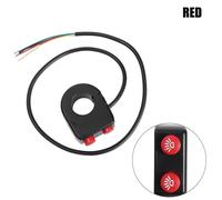 Klaxon De Guidon De Moto Rl,Lumière De Sauna,Bouton De Commutateur De Bloc,Interrupteurs De Moteur,Accessoires De Modification De Clignotant,22mm - Type Red