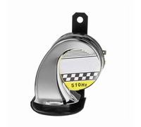 Klaxon De Moto Électrique Étanche,Sirène D'escargot Universelle,Tonalité Élevée,510hz,Adapté Pour Moto,Auto,Voiture,Scooter,1pc,12v,130db - Type Gray