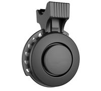 Klaxon de vélo, 120 DB, 3 Modes sonores, étanche, avec Batterie Rechargeable, Facile à Installer, avec Bande réglable, klaxon pour vélo, Sonnette de, électrique