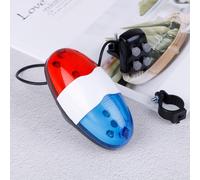 Klaxon De Vélo À 6 Led, 4 Tons, Guidon, Sons Clairs, Appel De Vélo, Lumière De Cyclisme, Sirène Électronique, Accessoires Pour Enfants, Sonnette De Vélo