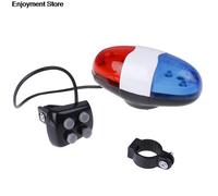 Klaxon De Vélo À 6 Led, 4 Tons, Guidon, Sons Clairs, Appel De Vélo, Lumière De Cyclisme, Sirène Électronique, Accessoires Pour Enfants, Sonnette De Vélo