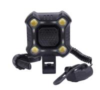 Klaxon de vélo électrique Rechargeable par USB 2 en 1 avec Alerte de décibels élevés, 5 Modes d'éclairage, klaxon vélo et lumière LED pour électrique, Montagne,
