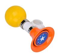 Klaxon de Vélo pour Enfants, Trompette de Vélo, Cloche D'avertissement pour Filles et Garçons, Klaxon de Vélo en Métal, Cloche Forte pour Garçons et Filles, Accessoire (ORANGE)