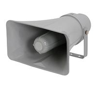 Klaxon de vidéosurveillance actif d'extérieur | 12 V DC 25 W | DVR / NVR IP Camera Audio | IP66 Système de haut-parleur externe résistant aux intempéries | Microphone discours PA Talk
