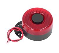 Klaxon De Voiture 105dB, Klaxon D'avertissement électrique 12V 0.2a Klaxon Super Fort Avec Lumières LED Clignotantes Pour Camion UTV ATV