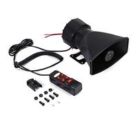 Klaxon De Voiture 300db Système De Sonorisation Avec Sirène 5 Sons Mélodiques Pour Véhicule Van Camion Haut Parleur Puissant Enceinte Amplifiée Idéal Urgence Sécurité Circulation