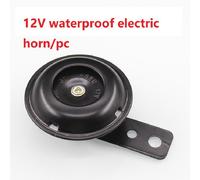 Klaxon Électrique De Haut-Parleur Rond De Volume Élevé Approprié Au Scooter De Bicyclette 12v 105db Kit Universel De Klaxon Électrique De Moto Imperméable