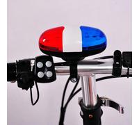 Klaxon Électronique Multifonction Avec 4 Sirènes Fortes, Lampe D'avertissement Led, Éclairage Clignotant De Sécurité Pour Vélo Et Vtt