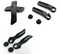 Klaxon En Alliage D'aluminium, 1 Paire, Poignée Auxiliaire Fixe De Vélo, Étau De Guidon De Vélo Vtt, Accessoires De Vélo, Pièces De Rechange