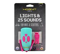 Klaxon et éclairage avant MINI HORNIT - rose/turquoise