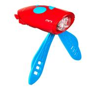 Klaxon et Eclairage avant pour Vélo et Trottinette Rouge Hornit