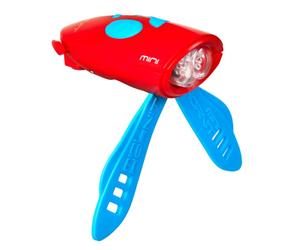 Klaxon et Eclairage avant pour Vélo et Trottinette Rouge Hornit