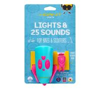 Klaxon et lumiere pour velo et trottinette enfant rose/mauve TU