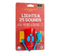 Klaxon et lumiere pour velo et trottinette enfant rouge/bleu TU