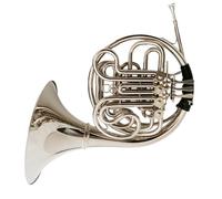 Klaxon français à quatre touches à double rangée avec placage nickel séparé