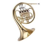 Klaxon français à une rangée de quatre touches en si bémol laqué doré