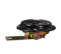 Klaxon Haut-parleur Automobile Dl125g 12v en Alliage Noir pour Véhicule | Compatibilité, Étanche, Usage Extérieur, Sécurité Routière, Son Clair et Puissant, pour Camion et Atv