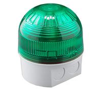 Klaxon Signals PSB-0118 Sonos Balise haute puissance, type xénon 5J, base blanche, lentille verte, 10-60V DC