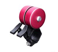 Klaxon Vélo Tout-Terrain Compact 42g pour Robuste Klaxon Vélo | Alliage pour robuste, résistance intempéries, durabilité longue, finition noire argentée, usage intensif
